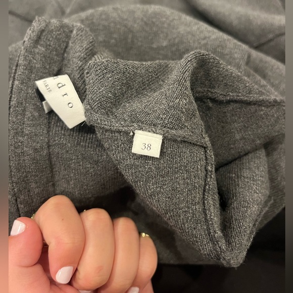 SANDRO KNIT DRESS SIZE 38 - Picture 4 of 4